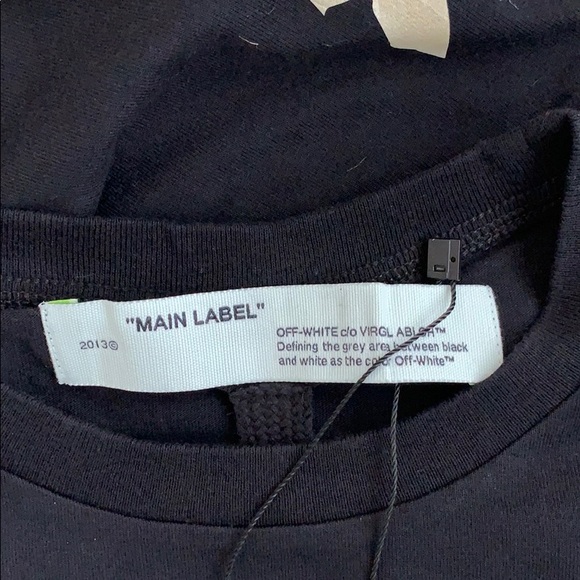 Virgil Abloh Off White “Main Label” Shirt, XL, NEW - Picture 4 of 4